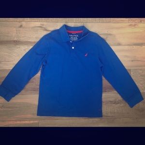 Nautica Boys Long Sleeve Polo